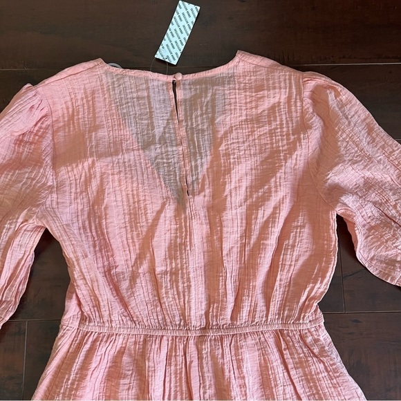 MINKPINK Vera Mini Dress Rose Pink Peach Side Large Side Zip NWT - Picture 8 of 14